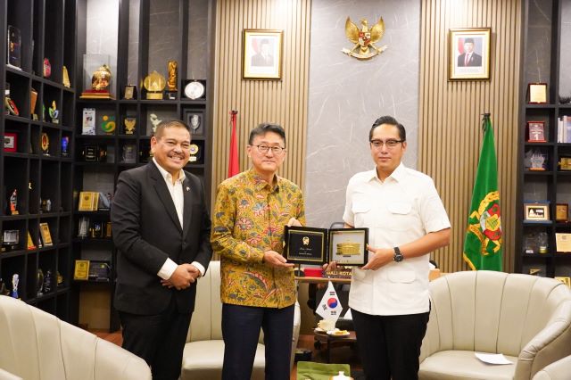 Wali Kota Medan, Rico Tri Putra Bayu Waas, terima kunjungan Dubes Korea Selatan