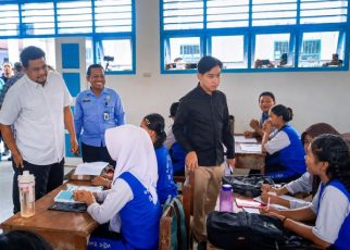 Wapres, Gibran Rakabuming Raka, kunjungi SMA 1 Barus