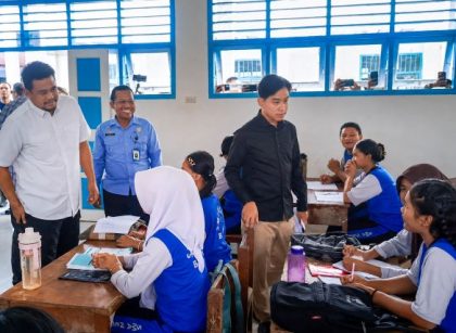 Wapres, Gibran Rakabuming Raka, kunjungi SMA 1 Barus