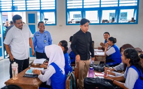 Wapres, Gibran Rakabuming Raka, kunjungi SMA 1 Barus