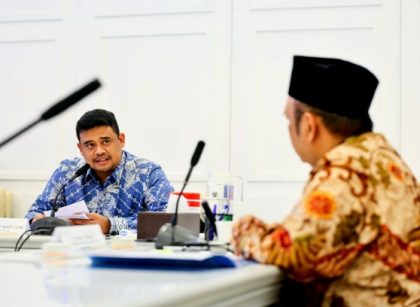 Gubernur Sumut, Bobby Nasution, Rakor dengan Kepala Bappenas