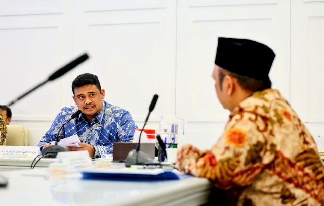 Gubernur Sumut, Bobby Nasution, Rakor dengan Kepala Bappenas