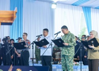Gubernur Sumut, Bobby Nasution, bersama Forkopimda berikrar menolak narkoba di Sumut