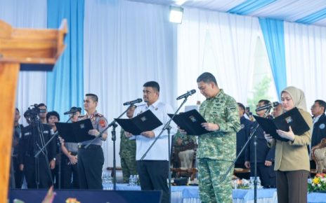 Gubernur Sumut, Bobby Nasution, bersama Forkopimda berikrar menolak narkoba di Sumut