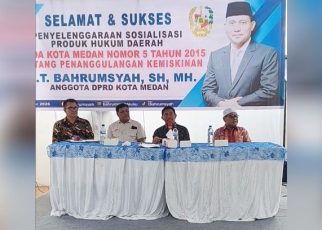 Ketua Fraksi PAN-Perindo DPRD Medan, T. Bahrumsyah, gelar Sosper X TA 2026 di Sicanang 1