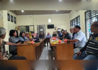 Rapat Panitia Konferensi PWI Sumut penentuan jadwal pendaftaran