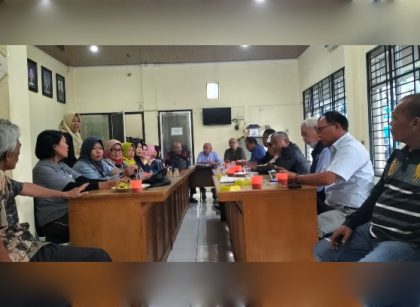 Rapat Panitia Konferensi PWI Sumut penentuan jadwal pendaftaran