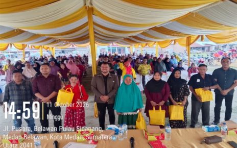Wakil Ketua DPRD Medan, Hadi Suhendra, gelar Sosper X TA 2026 di Belawan