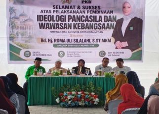 Wakil Ketua Fraksi Hanura-PKB DPRD Medan, Roma Uli Silalahi, gelar Wasbang Oktober 2026 di Marelan